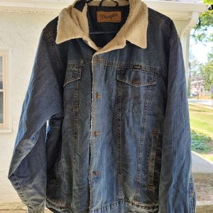 Men's Wrangler sherpa jean jacket